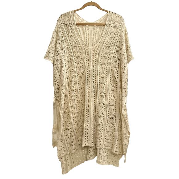 unknown Dresses & Skirts - Womens Beach Dress CoverUp Sexy Crochet Boho Chic bohemian Hippie Festival Flowy